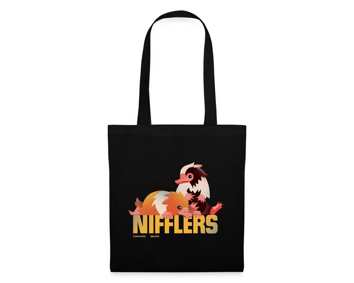 Spreadshirt Henkeltasche Phantastische Tierwesen 3 Niffler Zusammen Stoffbeutel (1-tlg) von Spreadshirt
