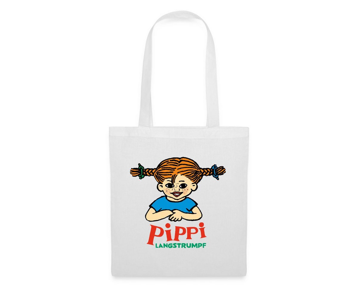 Spreadshirt Henkeltasche Pippi Langstrumpf Logo Stoffbeutel (1-tlg) von Spreadshirt