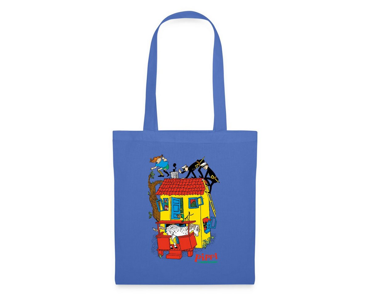 Spreadshirt Henkeltasche Pippi Langstrumpf Villa Kunterbunt Stoffbeutel (1-tlg) von Spreadshirt