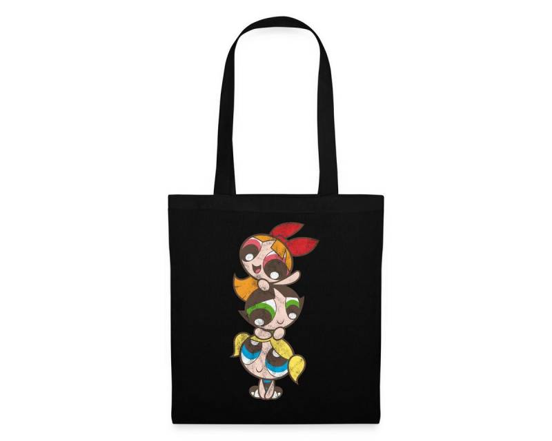 Spreadshirt Henkeltasche Powerpuff Girls Mädchenturm Stoffbeutel (1-tlg) von Spreadshirt