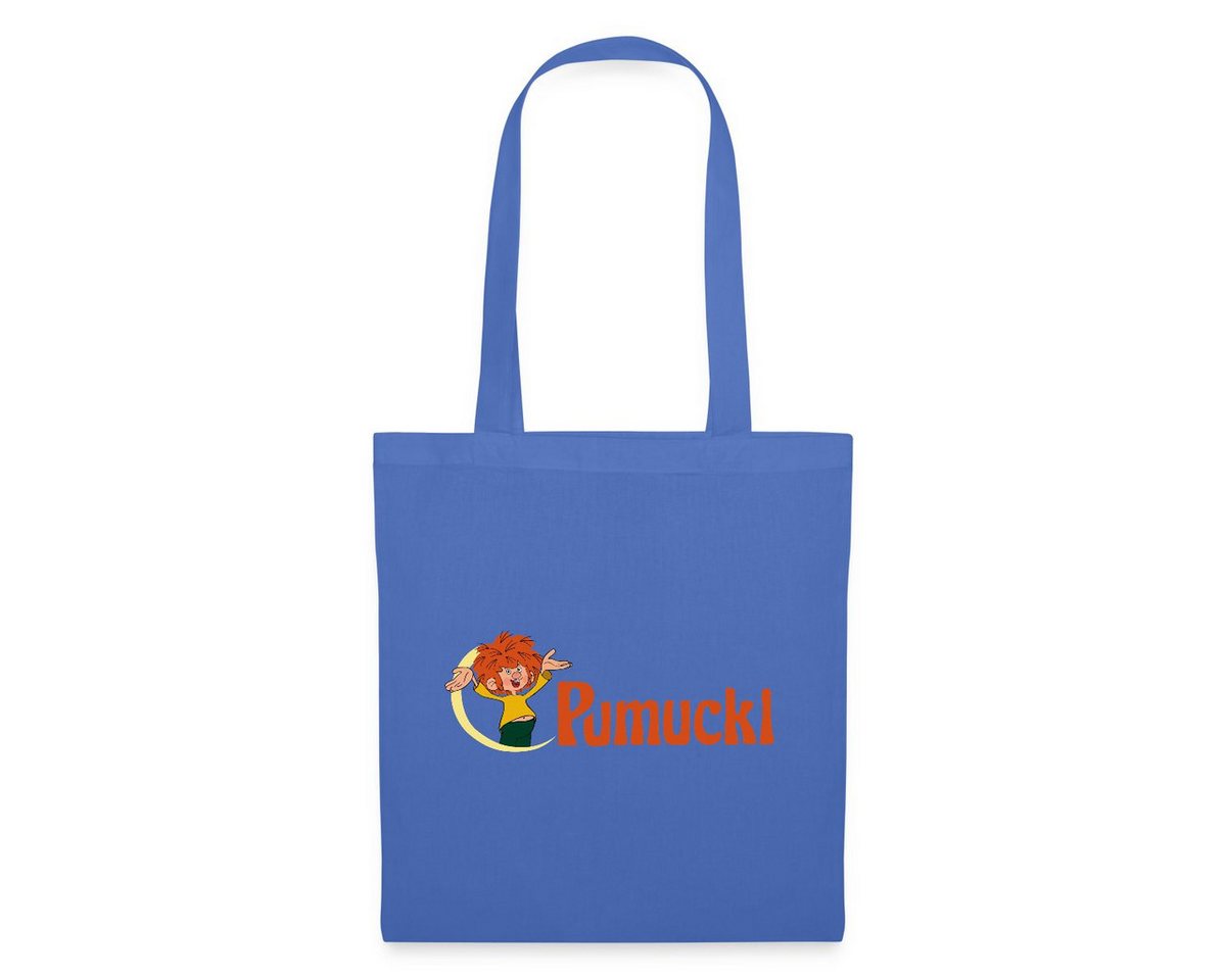 Spreadshirt Henkeltasche Pumuckl Mit Frecher Pose Und Logo Schriftzug Stoffbeutel (1-tlg) von Spreadshirt