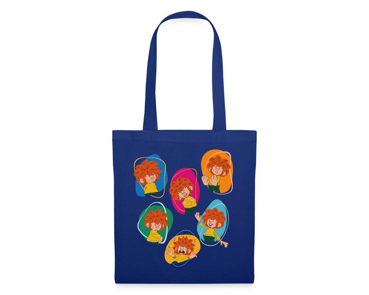 Spreadshirt Henkeltasche Pumuckl Zeigt Verschiedene Emotionen Stoffbeutel (1-tlg) von Spreadshirt