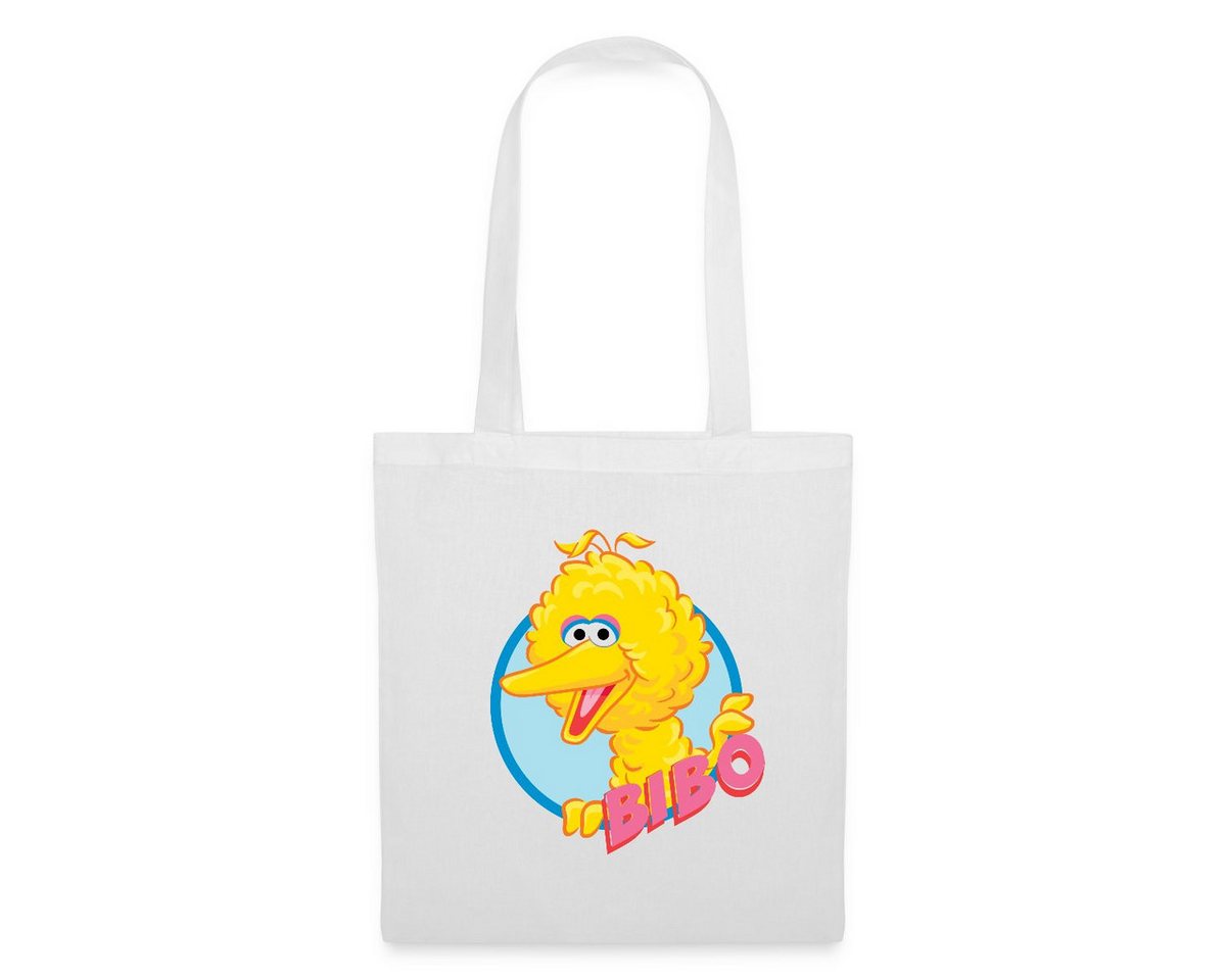 Spreadshirt Henkeltasche Sesamstraße Bibo Portrait Stoffbeutel (1-tlg) von Spreadshirt