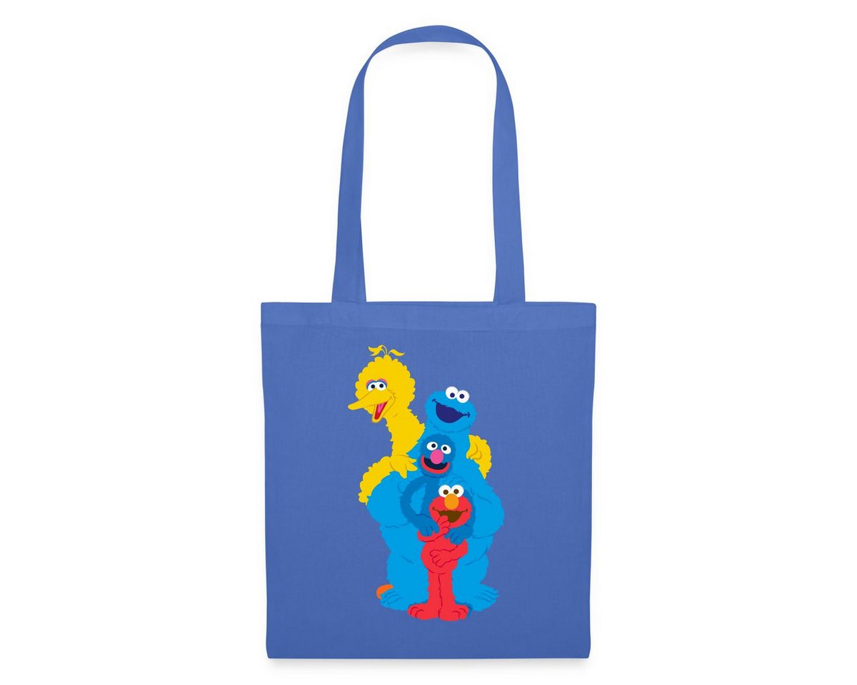 Spreadshirt Henkeltasche Sesamstraße Elmo Grobi Krümelmonster Bibo Stoffbeutel (1-tlg) von Spreadshirt