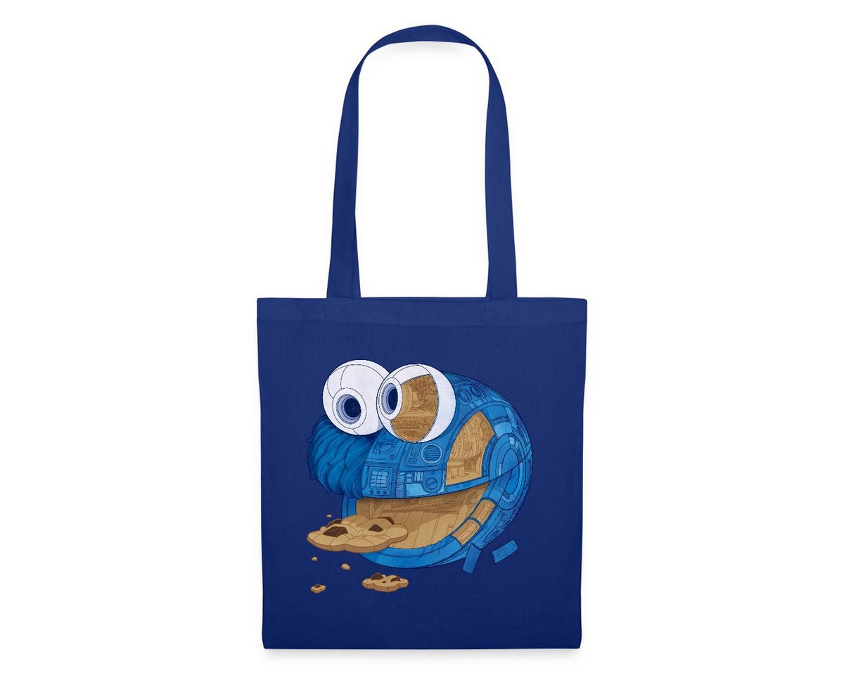 Spreadshirt Henkeltasche Sesamstraße Krümelmonster Maschine Stoffbeutel (1-tlg) von Spreadshirt