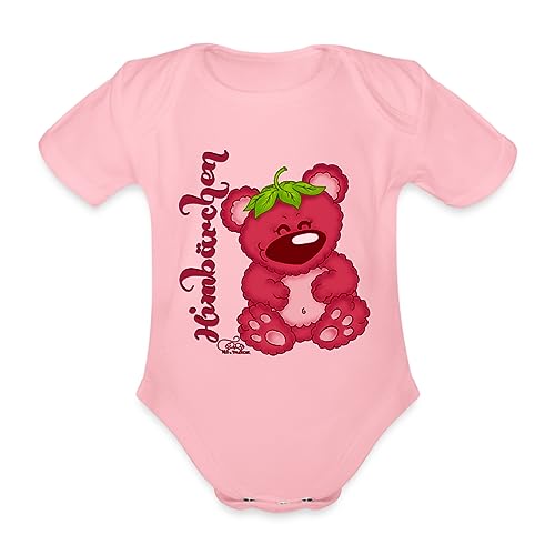 Spreadshirt Himbärchen Baby Bio-Kurzarm-Body, 62 (2-3 M.), Hellrosa von Spreadshirt