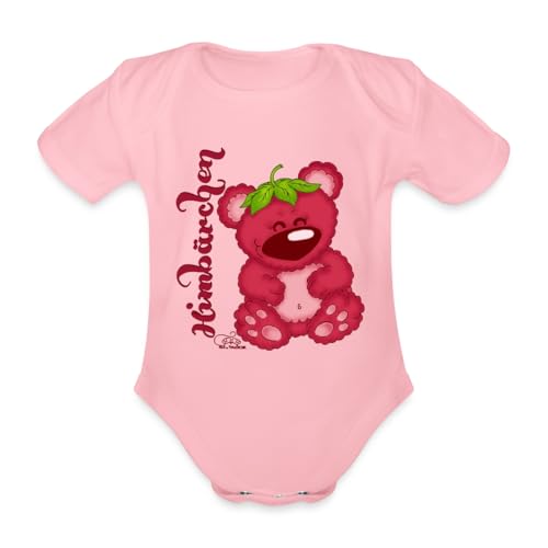 Spreadshirt Himbärchen Baby Bio-Kurzarm-Body, 80 (9-12 M.), Hellrosa von Spreadshirt