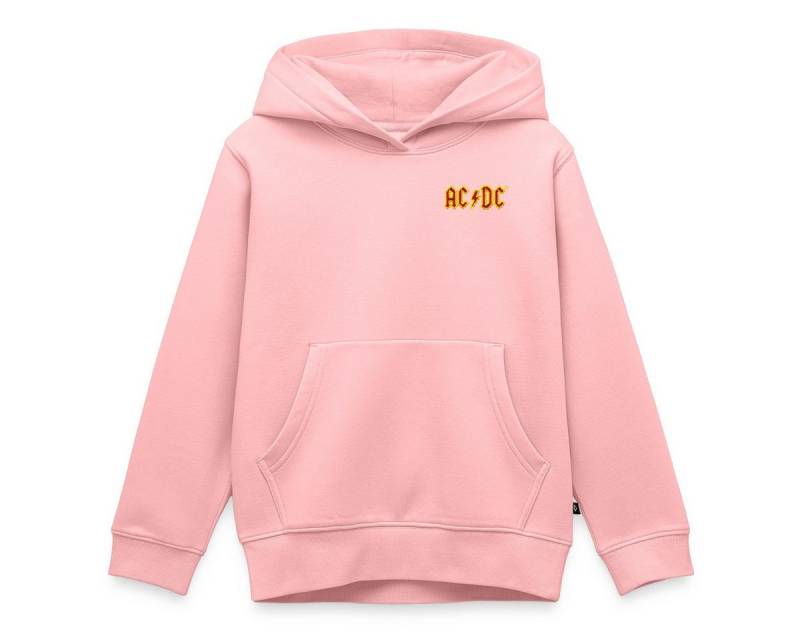 Spreadshirt Hoodie AC/DC In Rot Und Gelb Stick Geschenkidee Kinder Premium Hoodie (1-tlg) von Spreadshirt