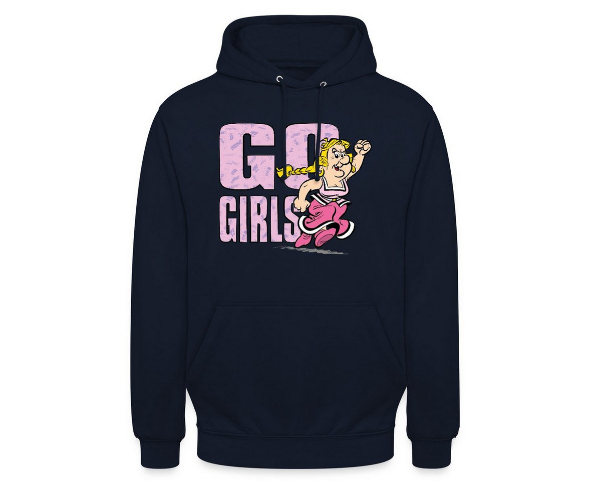 Spreadshirt Hoodie Asterix & Obelix Go Girls Gutemine Unisex Hoodie (1-tlg) von Spreadshirt