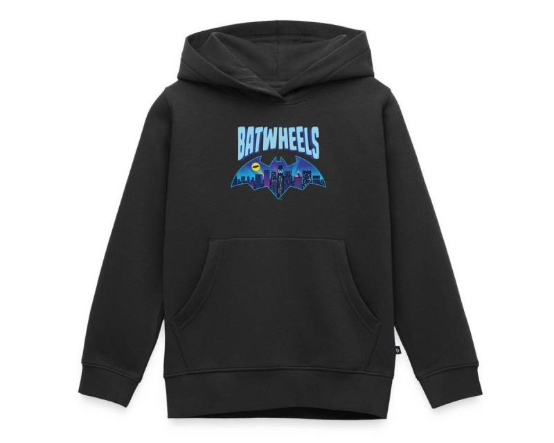 Spreadshirt Hoodie Batwheels Batman-Symbol Mit Skyline Von Gotham REGULAR FIT Kinder/Teen (1-tlg) von Spreadshirt