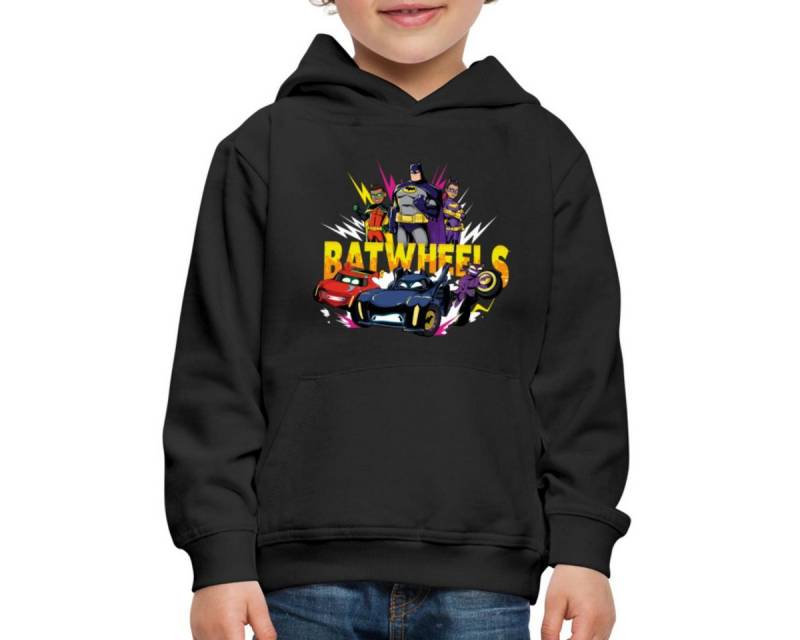 Spreadshirt Hoodie Batwheels Logo Mit Superhelden Und Ihren Autos REGULAR FIT Kinder/Teen (1-tlg) von Spreadshirt