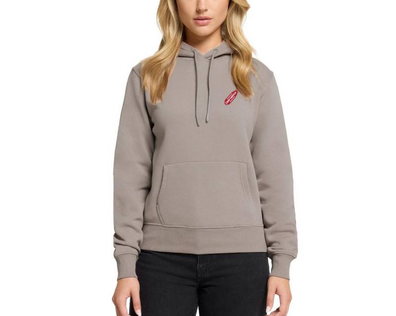 Spreadshirt Hoodie Baywatch Logo Auf Boje Als Stick-Design Damen Premium Hoodie (1-tlg) von Spreadshirt