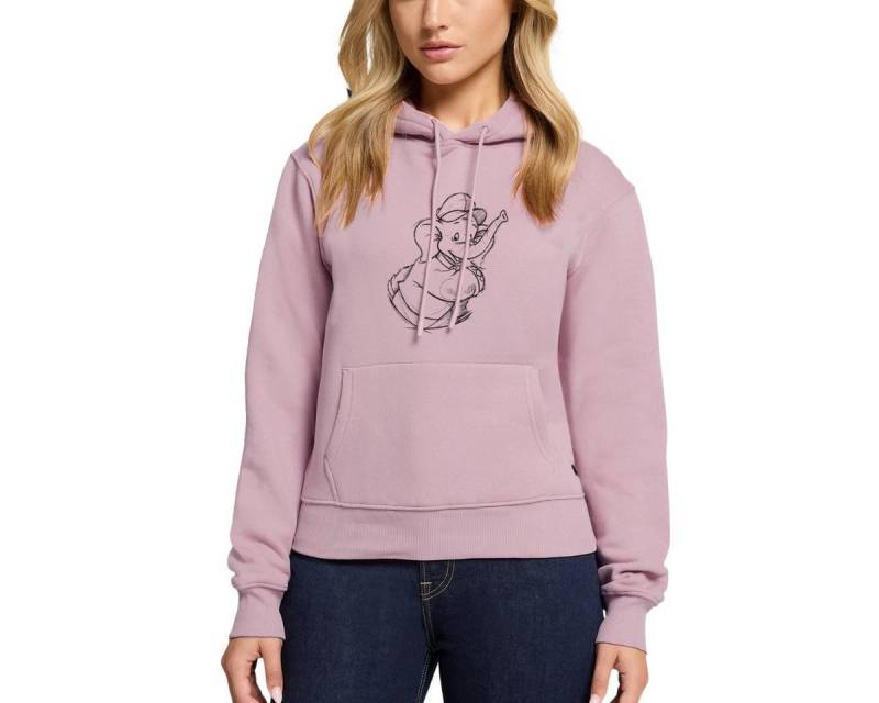 Spreadshirt Hoodie Benjamin Blümchen Porträt Zeichnung Skizze Damen Premium Hoodie (1-tlg) von Spreadshirt