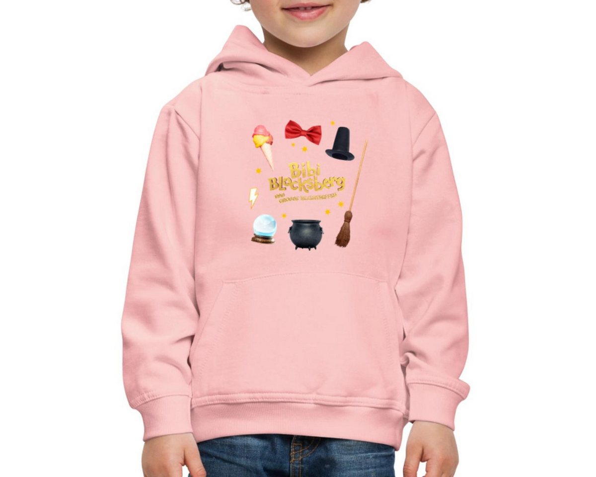 Spreadshirt Hoodie Bibi Blocksberg Film Mit Hexenzubehör Und Logo Kinder Premium Hoodie (1-tlg) von Spreadshirt
