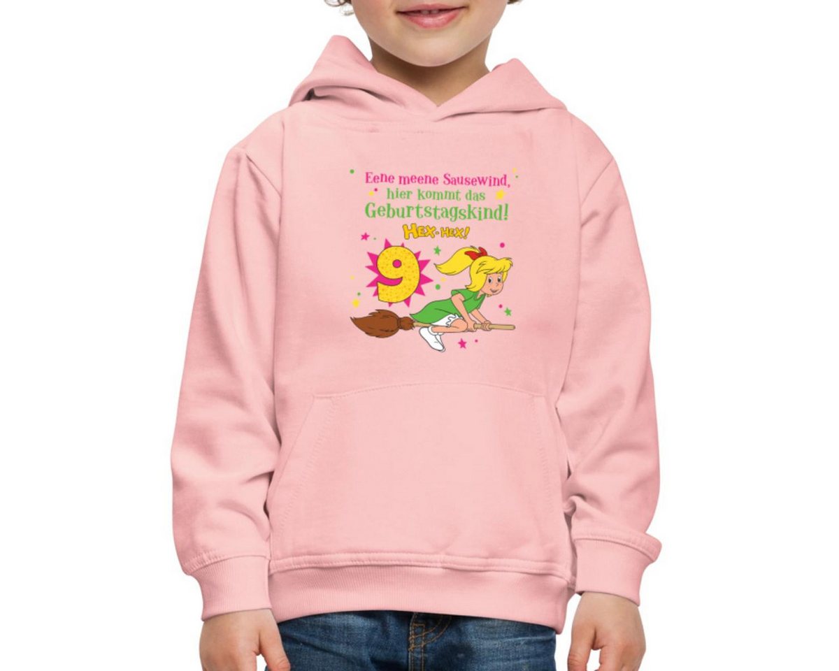 Spreadshirt Hoodie Bibi Blocksberg Geburtstagsdesign 9 Jahre Kinder Premium Hoodie (1-tlg) von Spreadshirt