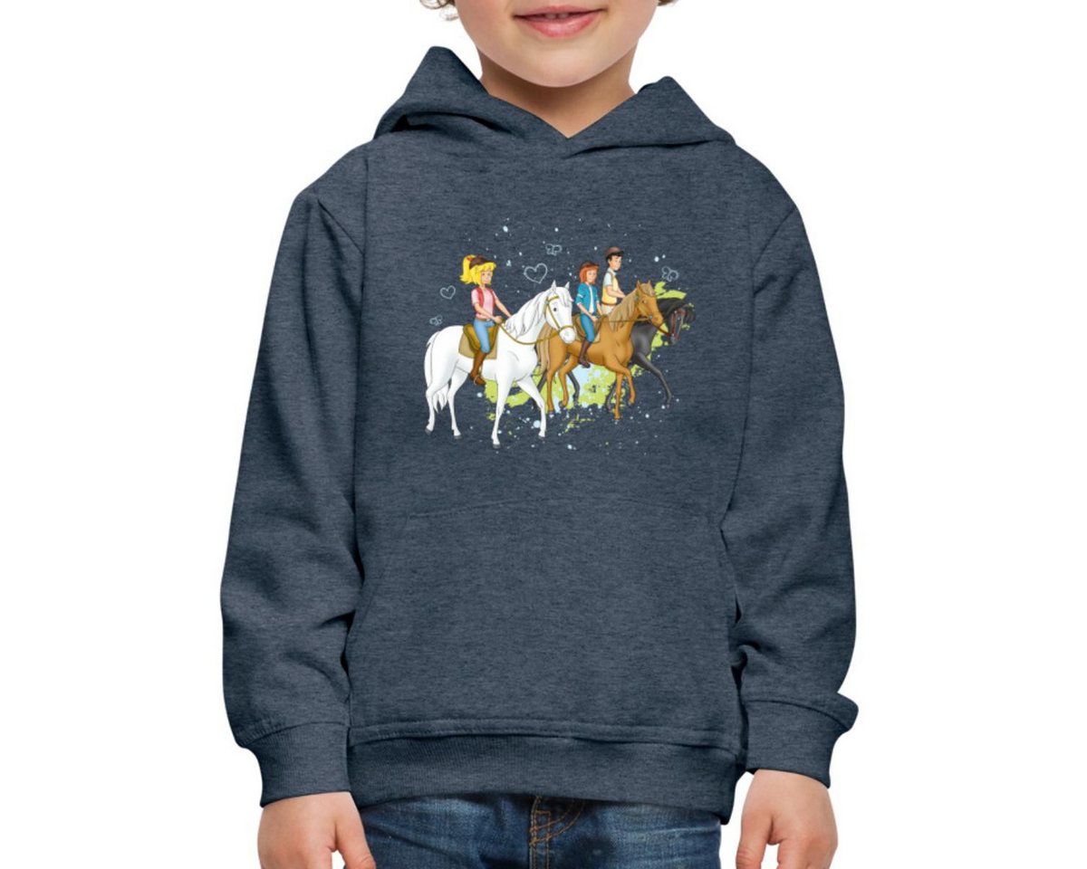 Spreadshirt Hoodie Bibi Und Tina Ausritt Mit Alexander Falkenstein Kinder Premium Hoodie (1-tlg) von Spreadshirt