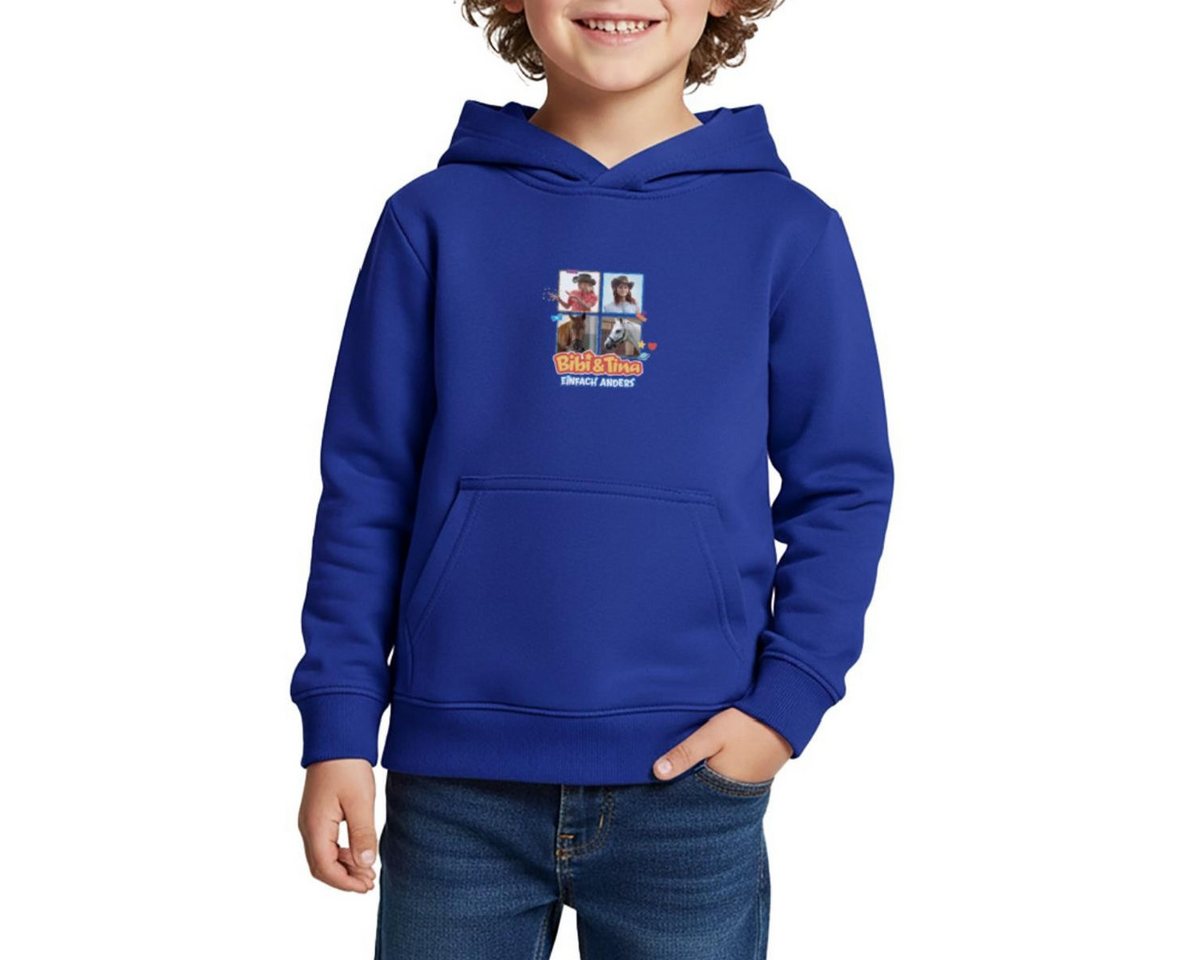 Spreadshirt Hoodie Bibi & Tina Einfach Anders Collage Kinder Premium Hoodie (1-tlg) von Spreadshirt
