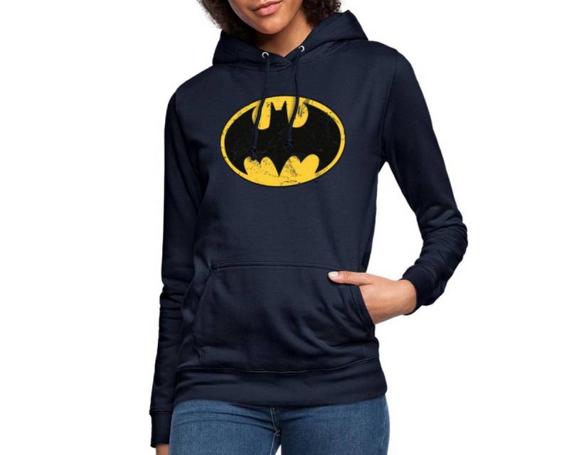 Spreadshirt Hoodie DC Comics Batman Logo Used Look Damen Hoodie (1-tlg) von Spreadshirt