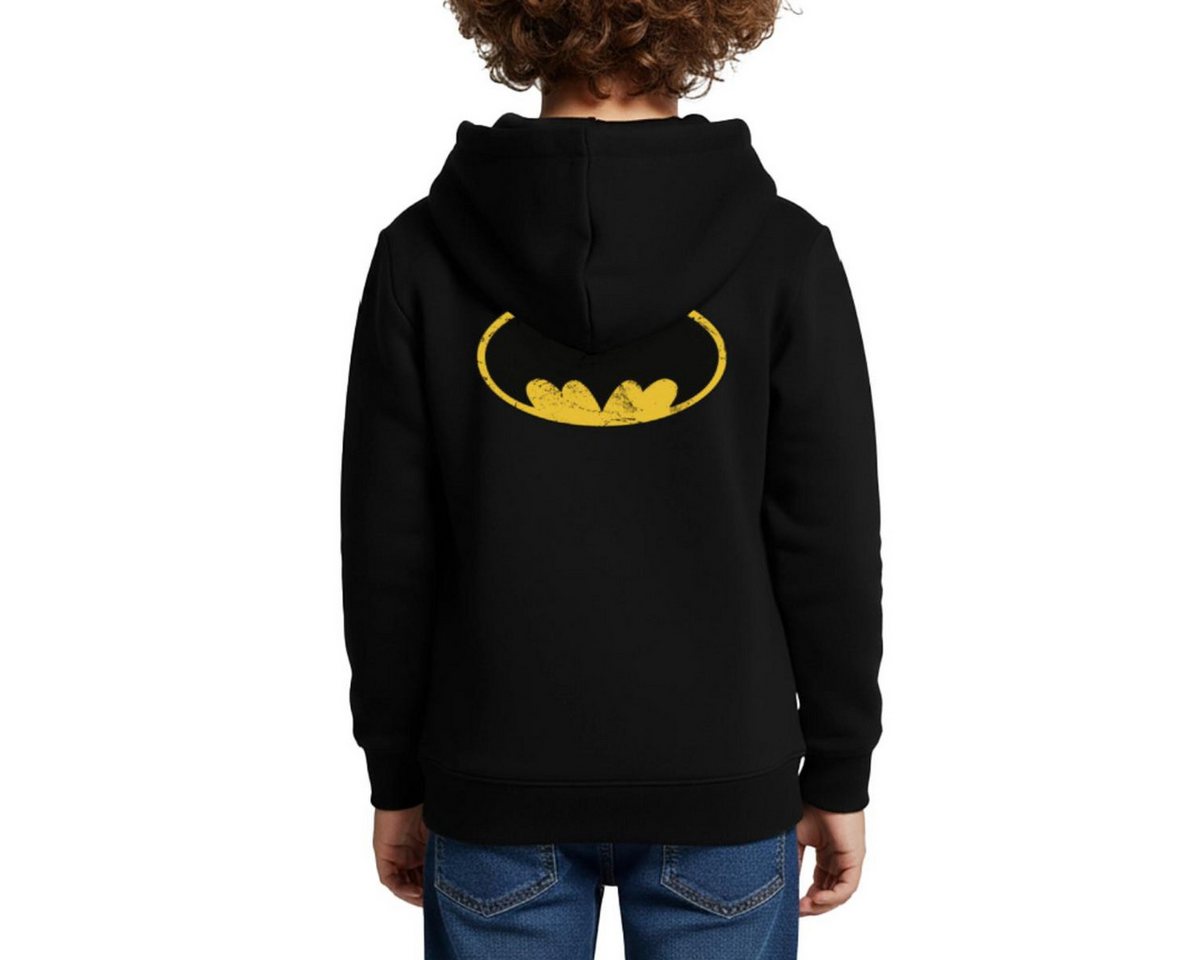 Spreadshirt Hoodie DC Comics Batman Logo Used Look Kinder Premium Hoodie (1-tlg) von Spreadshirt