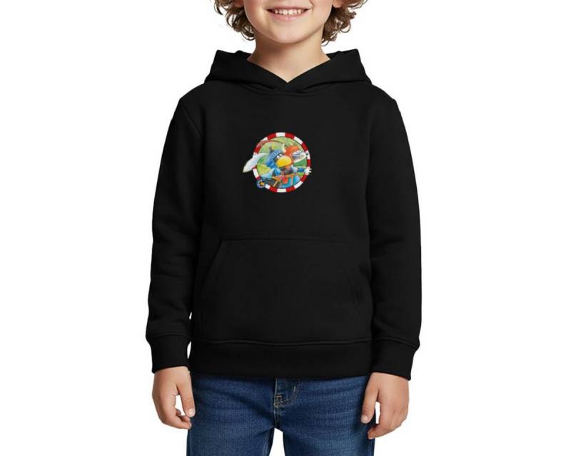 Spreadshirt Hoodie Der kleine Rabe Socke mit dem kleinen Dachs Kinder Premium Hoodie (1-tlg) von Spreadshirt