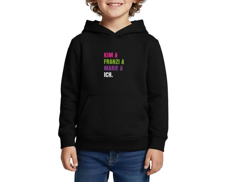 Spreadshirt Hoodie Die Drei Ausrufezeichen Kim & Franzi & Marie & Ich Kinder Premium Hood (1-tlg) von Spreadshirt