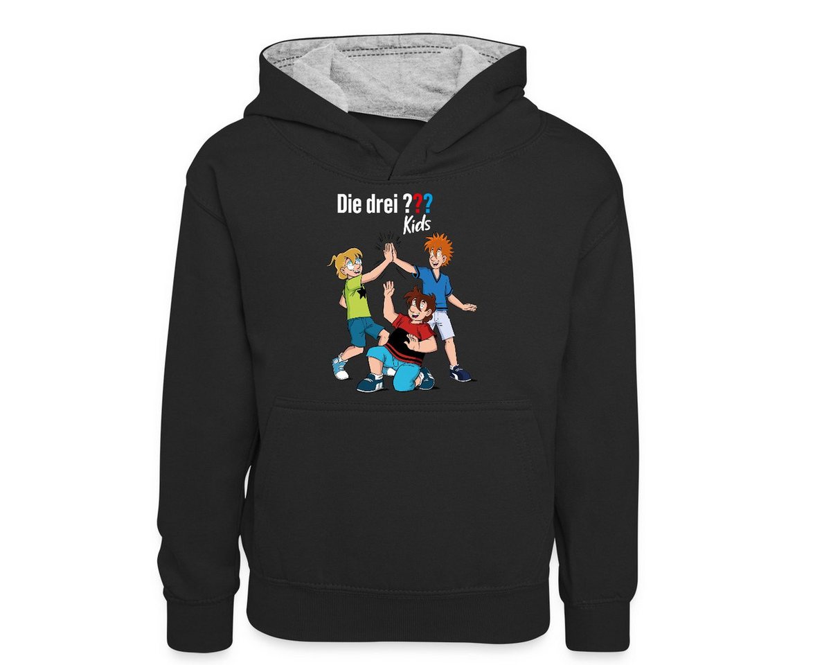Spreadshirt Hoodie Die Drei Fragezeichen Kids Detektive Spürnasen Team Teenager Kontrast- (1-tlg) von Spreadshirt