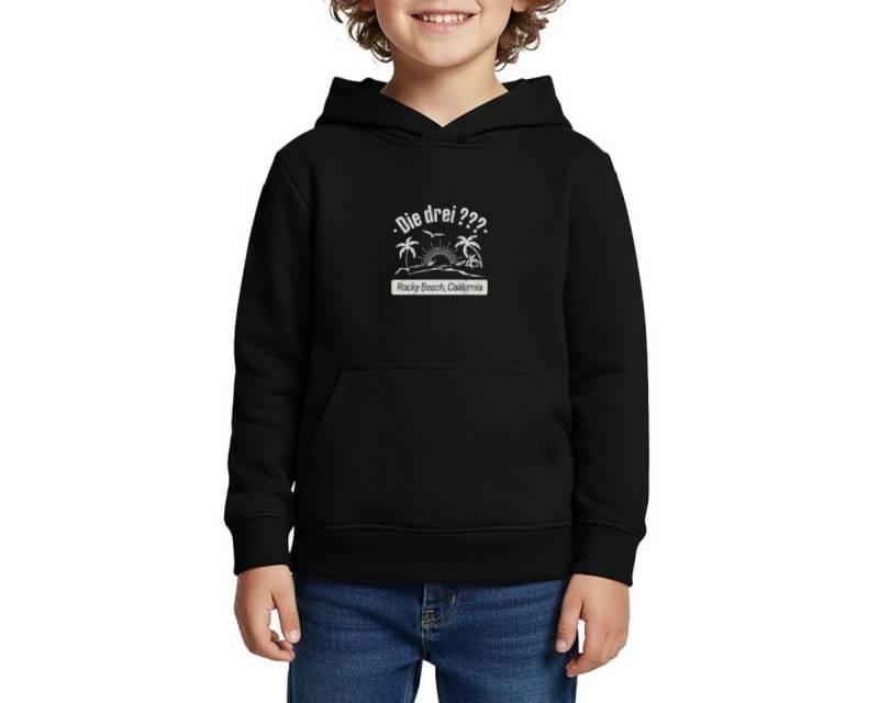 Spreadshirt Hoodie Die Drei Fragezeichen Rocky Beach Design Mit Palmen Kinder Premium Hoo (1-tlg) von Spreadshirt