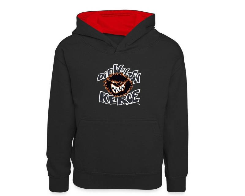 Spreadshirt Hoodie Die Wilden Kerle Logo Wild Kinder Kontrast-Hoodie (1-tlg) von Spreadshirt