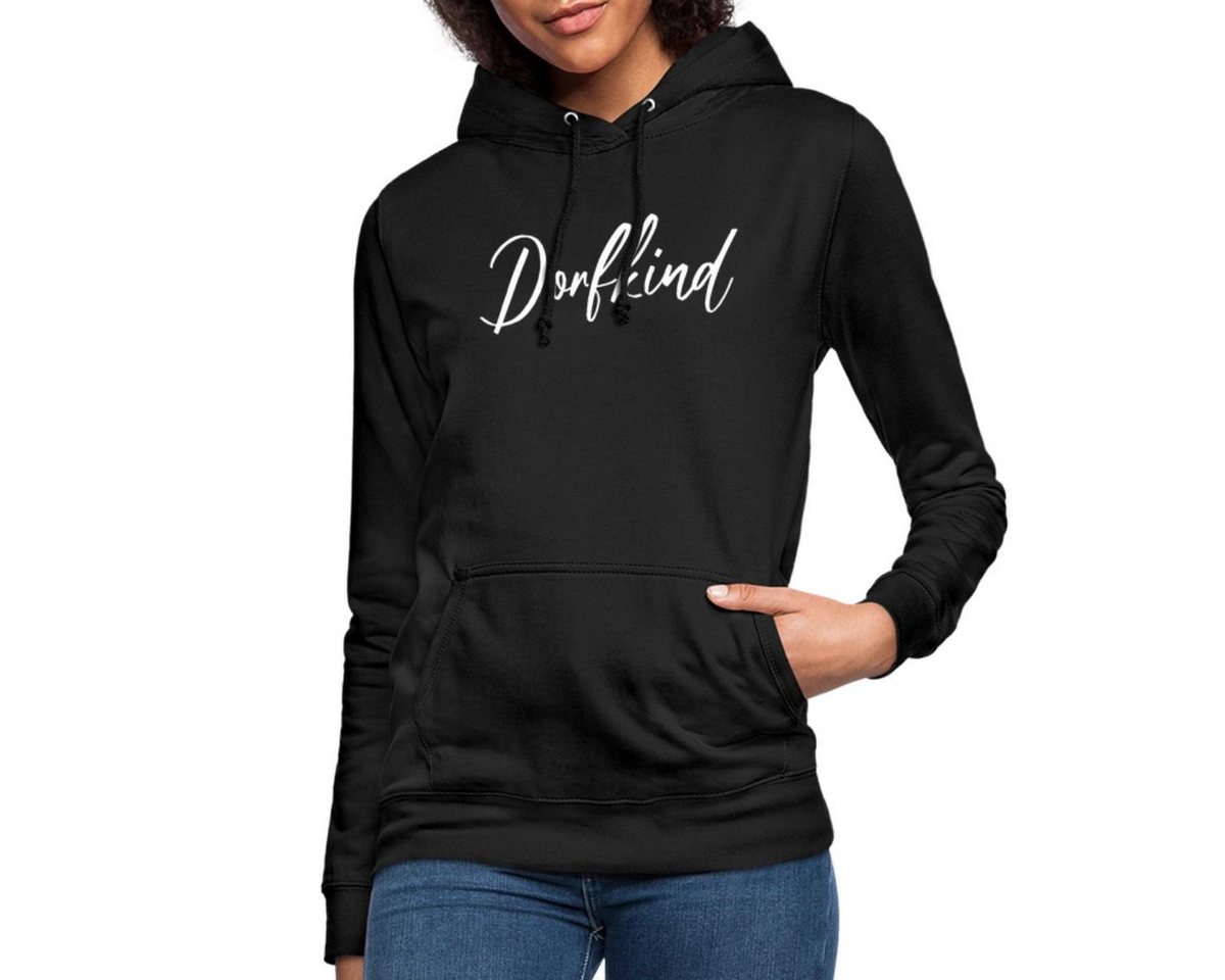Spreadshirt Hoodie Dorfkind Geschenk Geschenkidee Lustig Damen Hoodie (1-tlg) von Spreadshirt