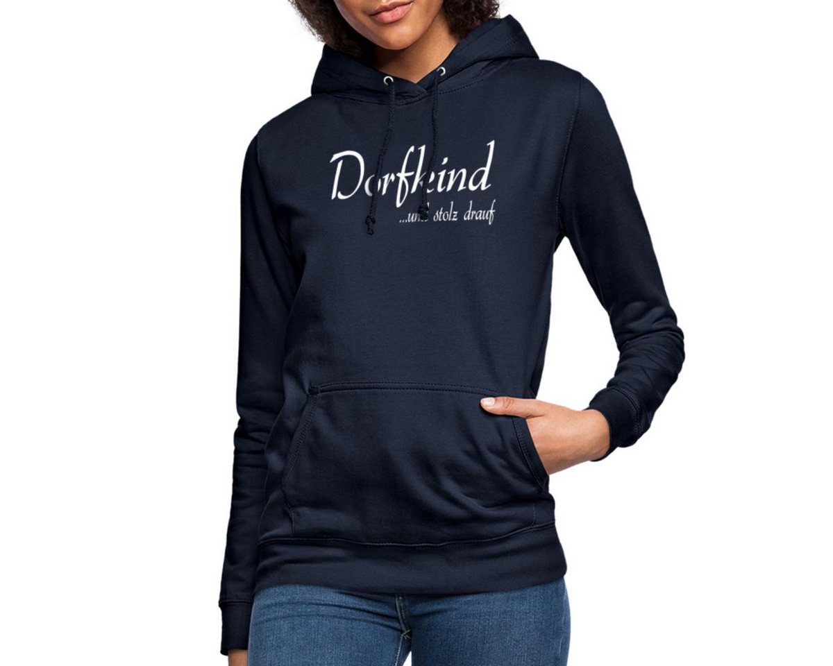 Spreadshirt Hoodie Dorfkind Geschenk Geschenkidee Witzig Damen Hoodie (1-tlg) von Spreadshirt