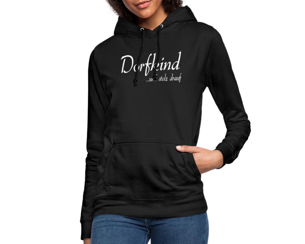 Spreadshirt Hoodie Dorfkind Geschenk Geschenkidee Witzig Damen Hoodie (1-tlg) von Spreadshirt