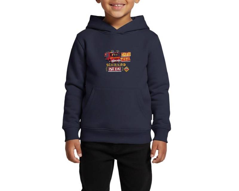 Spreadshirt Hoodie Feuerwehrmann Sam™ Tatü Tata Schulkind Ist Da Kinder Premium Hoodie (1-tlg) von Spreadshirt