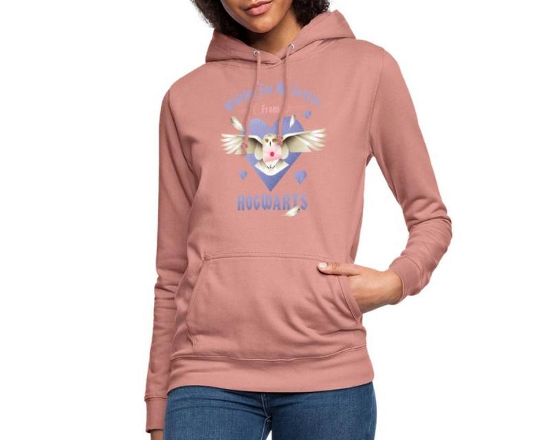 Spreadshirt Hoodie Harry Potter Hedwig Spruch Brief Aus Hogwarts Damen Hoodie (1-tlg) von Spreadshirt