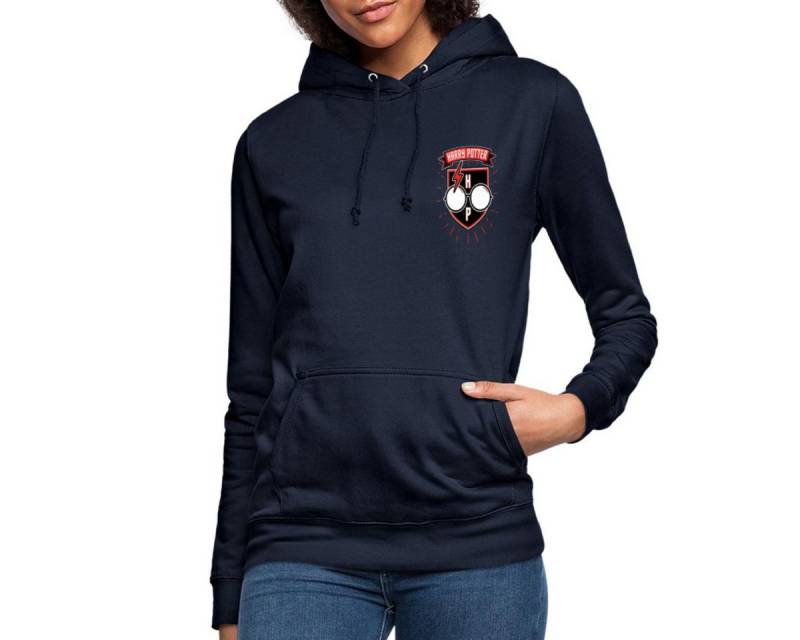 Spreadshirt Hoodie Harry Potter Initialen Mit Blitz Und Brille Damen Hoodie (1-tlg) von Spreadshirt