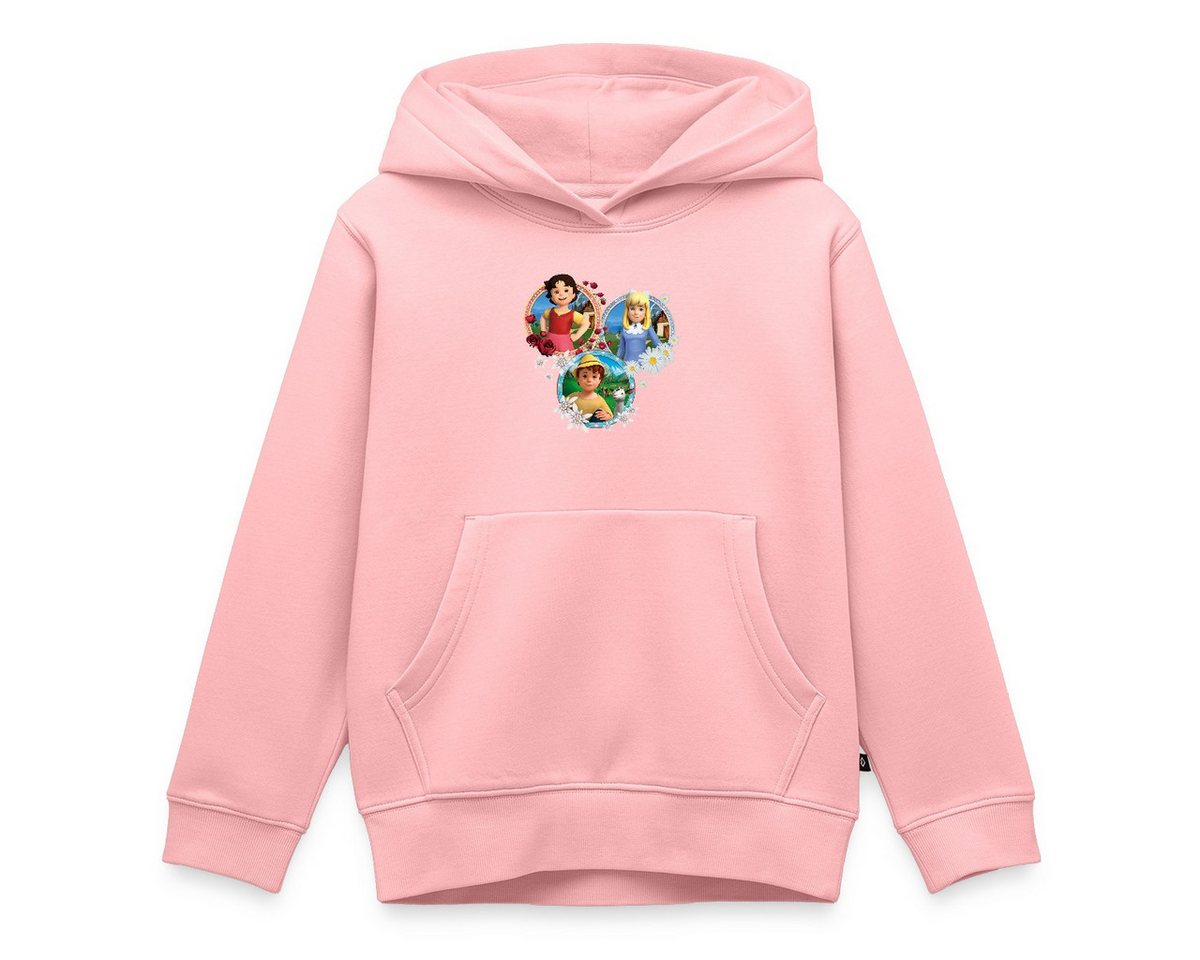 Spreadshirt Hoodie Heidi Kacheln Zusammen Mit Peter Und Clara Freunde Kinder Premium Hood (1-tlg) von Spreadshirt