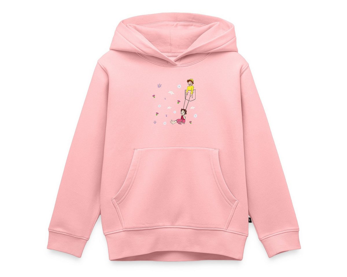 Spreadshirt Hoodie Heidi Schaukelt Mit Peter Brusttasche Kinder Premium Hoodie (1-tlg) von Spreadshirt