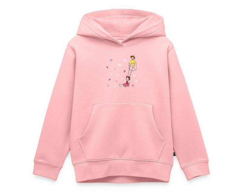 Spreadshirt Hoodie Heidi Schaukelt Mit Peter Brusttasche Kinder Premium Hoodie (1-tlg) von Spreadshirt