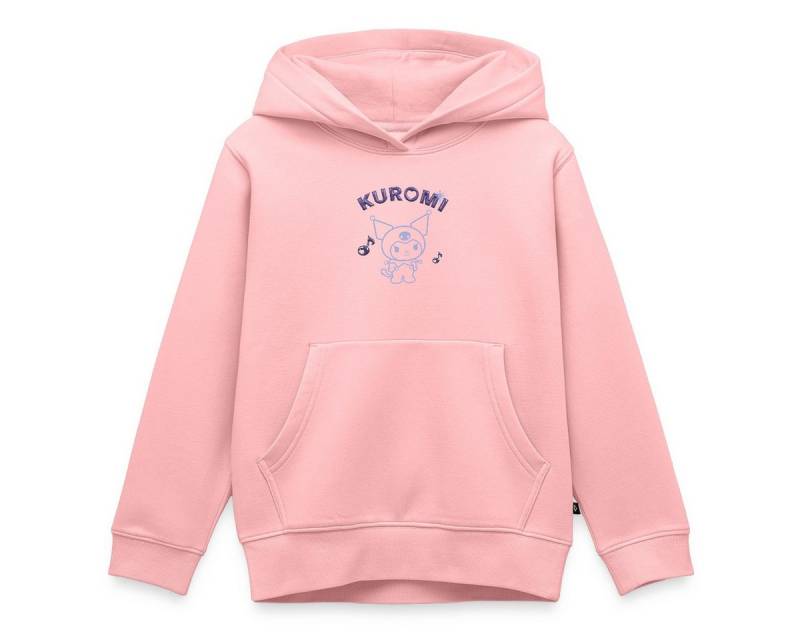 Spreadshirt Hoodie Kuromi Outline Mit Chrome Schriftzug Kinder Premium Hoodie (1-tlg) von Spreadshirt