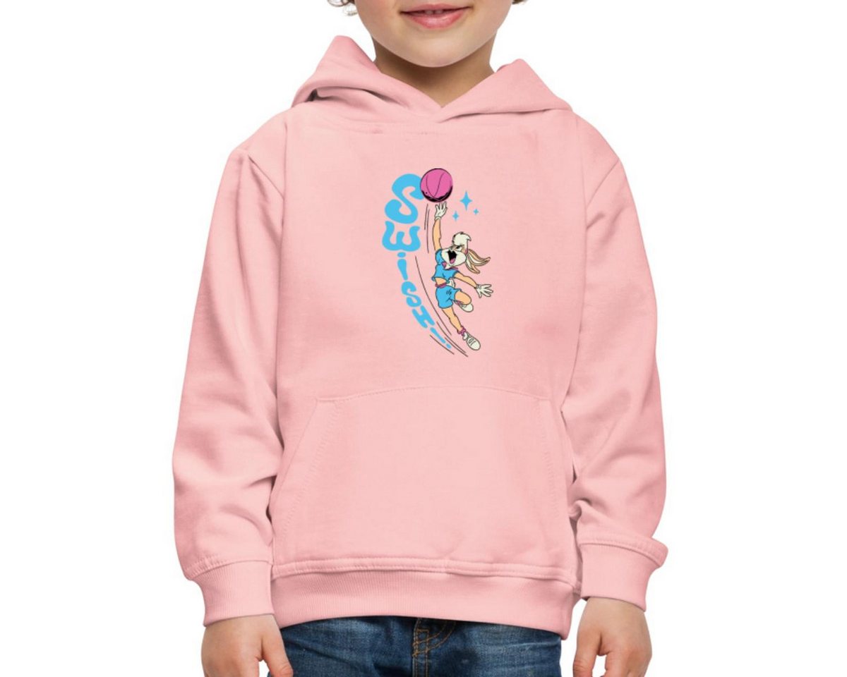 Spreadshirt Hoodie Looney Tunes Lola Bunny Swish Basketball-Design Kinder Premium Hoodie (1-tlg) von Spreadshirt