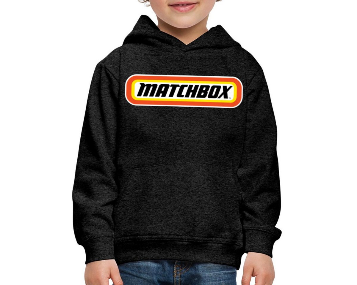 Spreadshirt Hoodie Matchbox™ Offizielles Logo Orange, Gelb & Schwarz Kinder Premium Hoodi (1-tlg) von Spreadshirt
