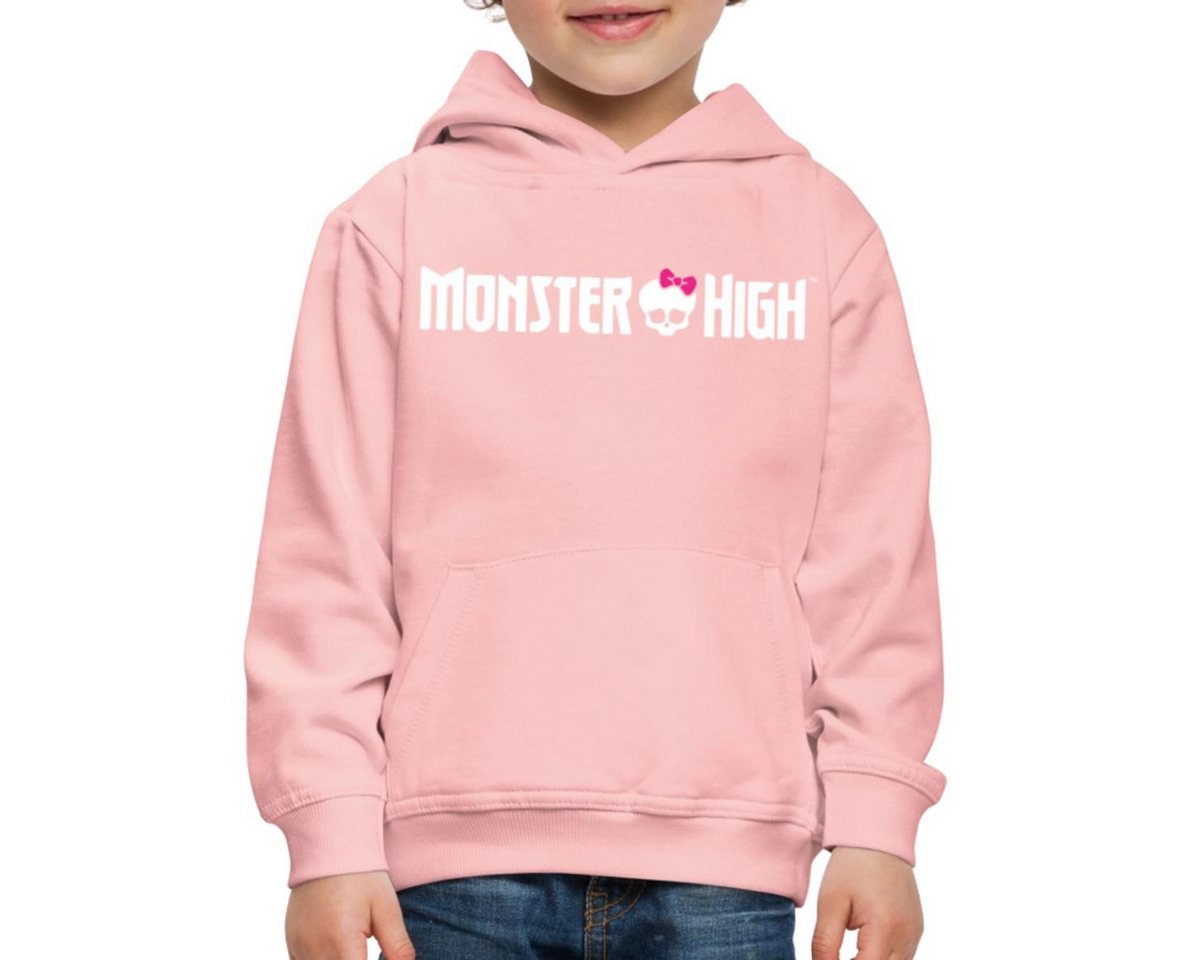 Spreadshirt Hoodie Monster High™ Offizielles Logo Mit Totenkopf Kinder Premium Hoodie (1-tlg) von Spreadshirt