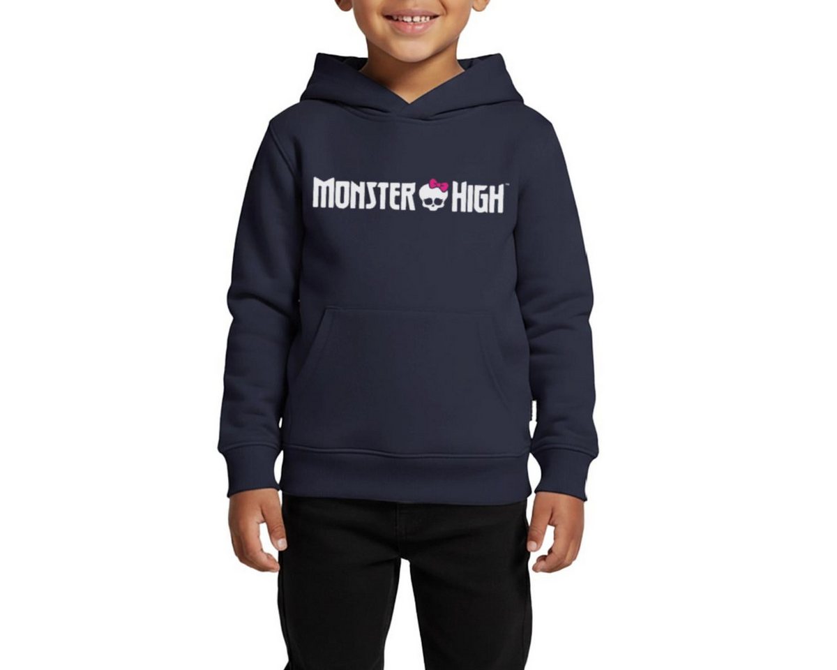 Spreadshirt Hoodie Monster High™ Offizielles Logo Mit Totenkopf REGULAR FIT Kinder/Teenag (1-tlg) von Spreadshirt