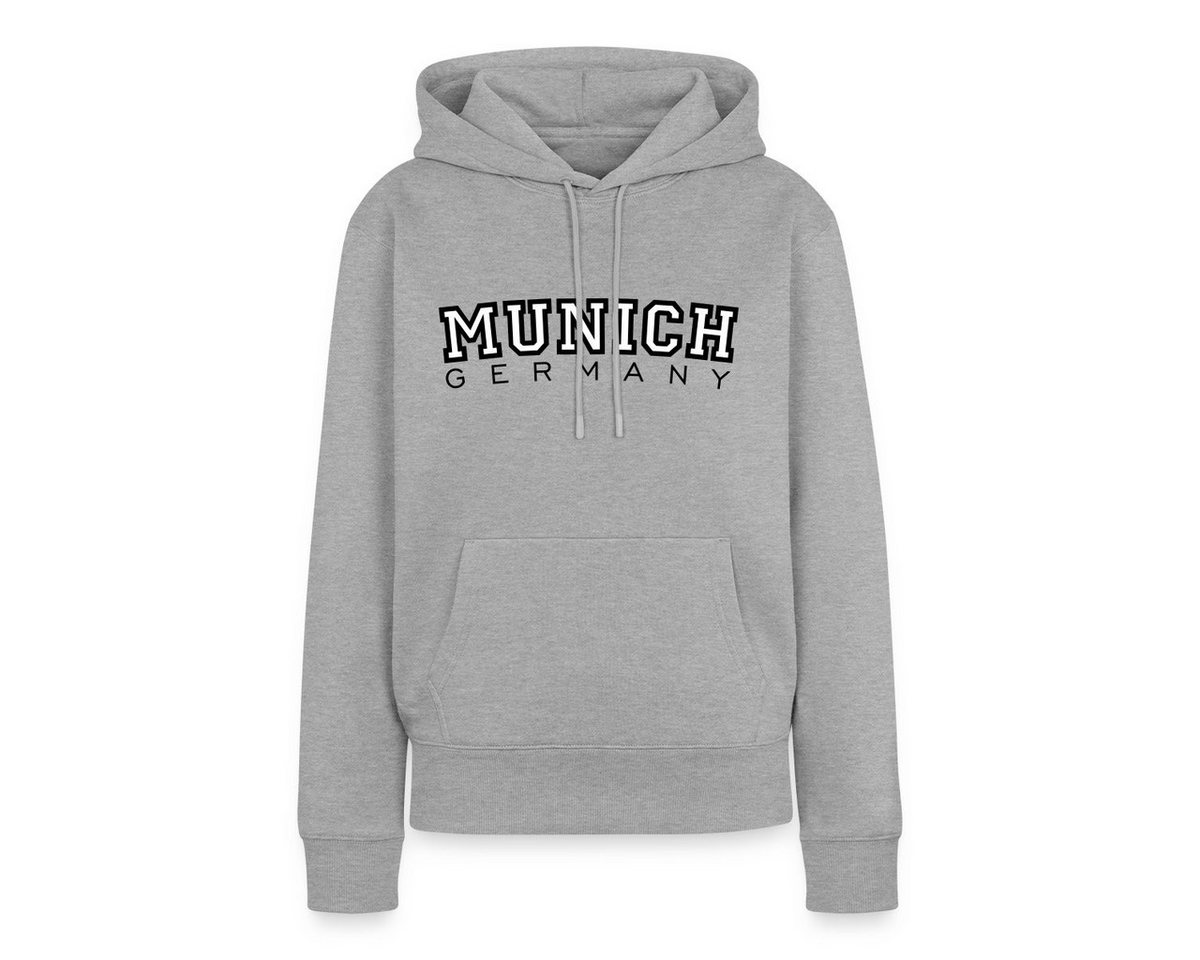 Spreadshirt Hoodie Munich München Deutschland Streetwear College Damen Premium Hoodie (1-tlg) von Spreadshirt