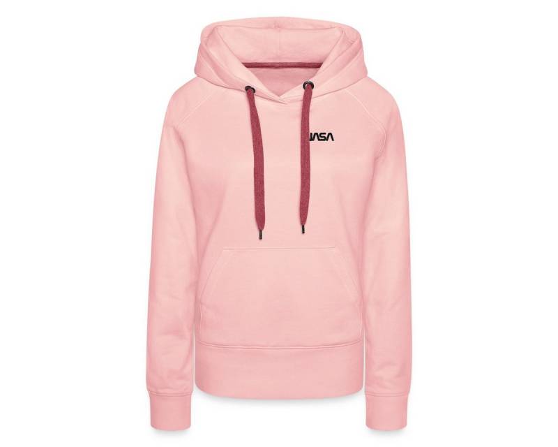 Spreadshirt Hoodie NASA Logo Klein Schwarz Stick Damen Premium Hoodie (1-tlg) von Spreadshirt