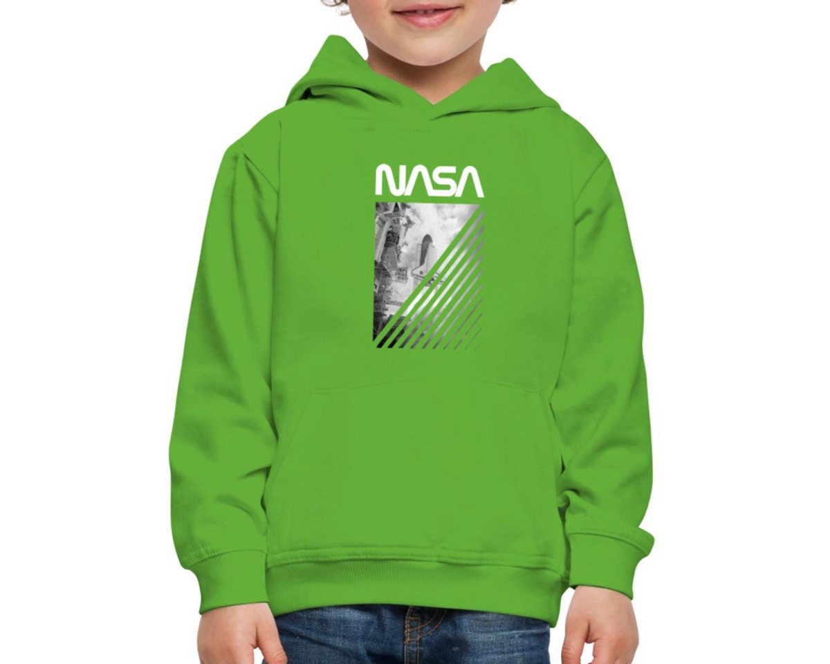 Spreadshirt Hoodie NASA Space Shuttle Start Logo Kinder Premium Hoodie (1-tlg) von Spreadshirt