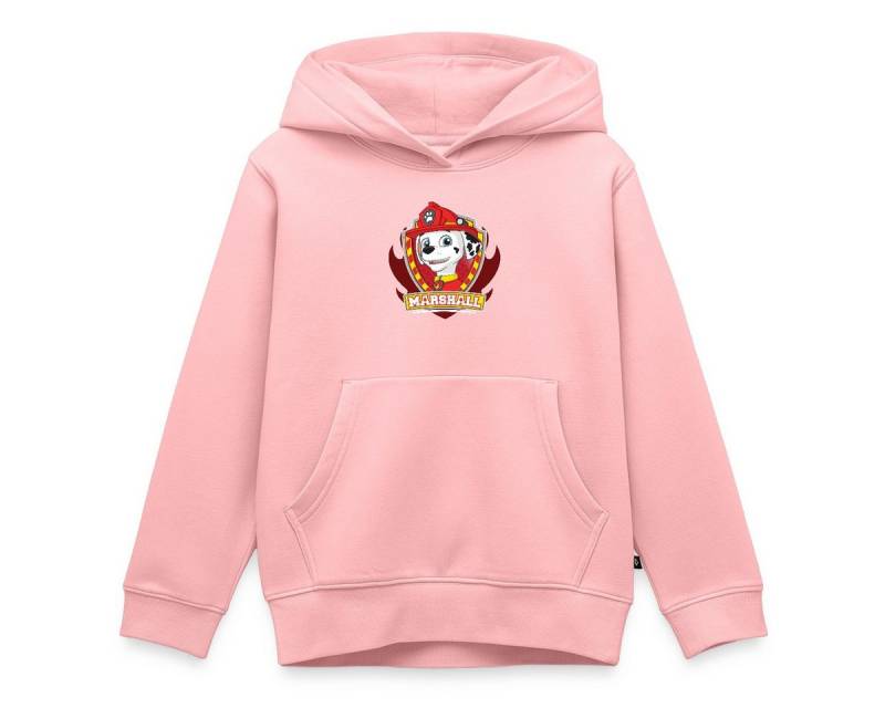 Spreadshirt Hoodie Paw Patrol Marshall Feuerwehrhund Feuerwehr Emblem Kinder Premium Hood (1-tlg) von Spreadshirt