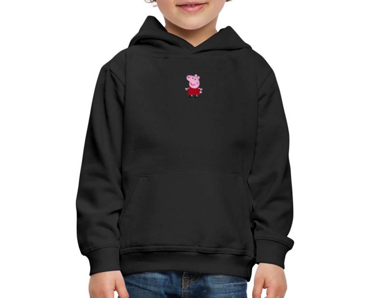 Spreadshirt Hoodie Peppa Wutz Stick Geschenkidee REGULAR FIT Kinder/Teenager Premium Hood (1-tlg) von Spreadshirt