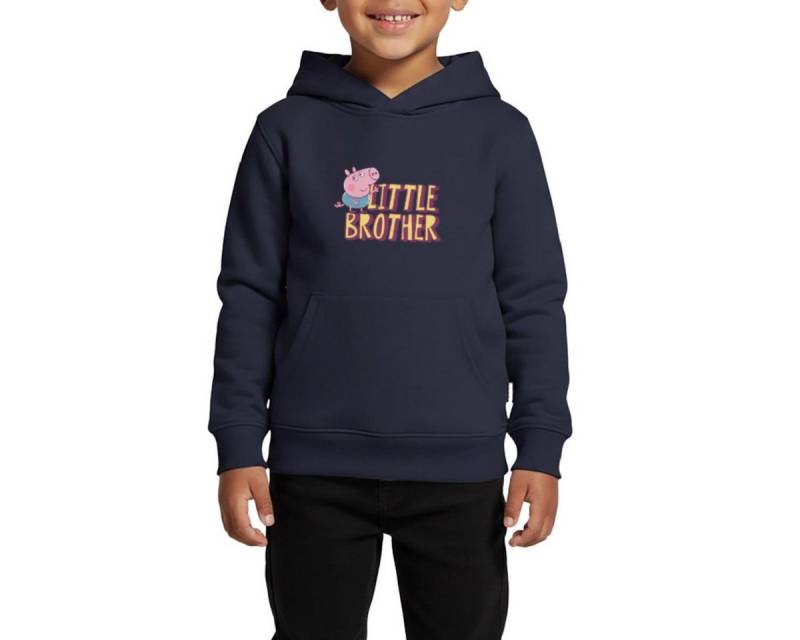 Spreadshirt Hoodie Peppa Wutz´s Kleiner Bruder Schorsch Wutz Kinder Premium Hoodie (1-tlg) von Spreadshirt