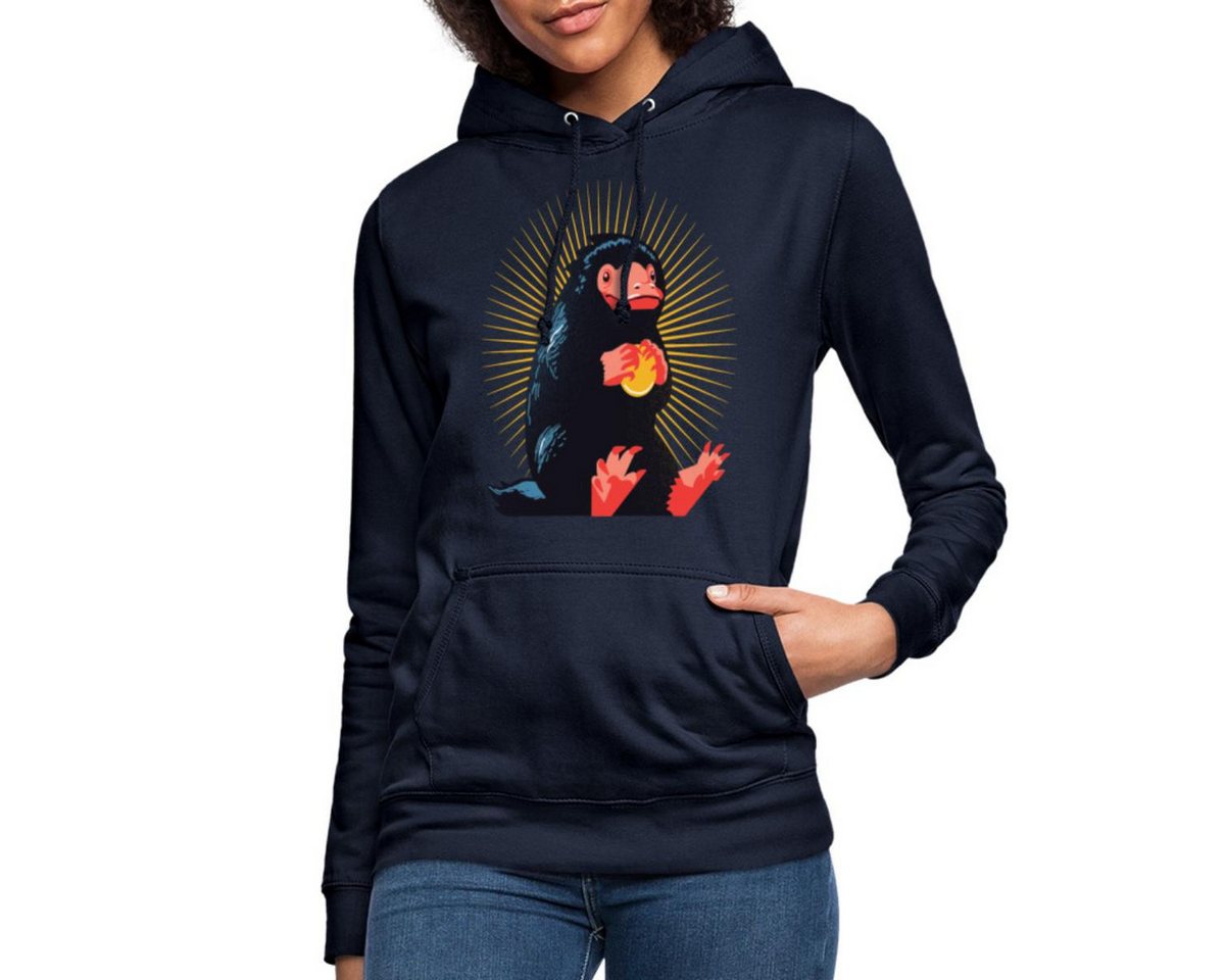 Spreadshirt Hoodie Phantastische Tierwesen 3 Niffler Frauen Hoodie (1-tlg) von Spreadshirt