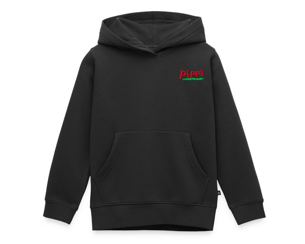 Spreadshirt Hoodie Pippi Langstrumpf Logo Stick REGULAR FIT Kinder/Teenager Premium Bio H (1-tlg) von Spreadshirt